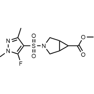 Methyl 3-((5-fluoro-1,3-dimethyl-1H-pyrazol-4-yl)sulfonyl)-3-azabicyclo[3.1.0]hexane-6-carboxylate|CS-1035150