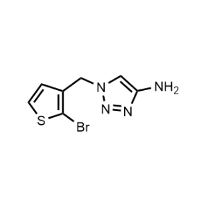 1-((2-Bromothiophen-3-yl)methyl)-1H-1,2,3-triazol-4-amine|CS-1035298