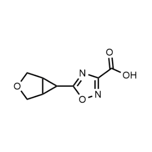 5-(3-Oxabicyclo[3.1.0]hexan-6-yl)-1,2,4-oxadiazole-3-carboxylic acid|CS-1035443