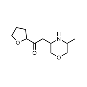 2-(5-Methylmorpholin-3-yl)-1-(tetrahydrofuran-2-yl)ethan-1-one|CS-1035522