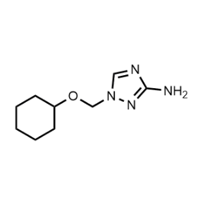 1-((Cyclohexyloxy)methyl)-1H-1,2,4-triazol-3-amine|CS-1035524
