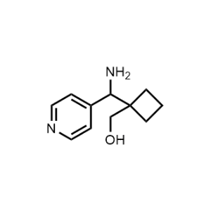 (1-(Amino(pyridin-4-yl)methyl)cyclobutyl)methanol|CS-1035566