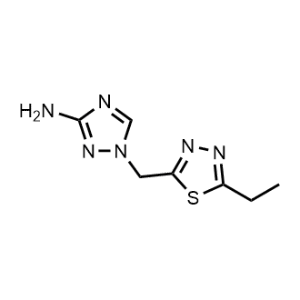 1-((5-Ethyl-1,3,4-thiadiazol-2-yl)methyl)-1H-1,2,4-triazol-3-amine|CS-1035625