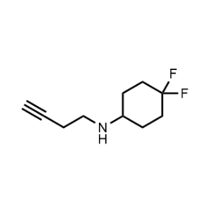 N-(But-3-yn-1-yl)-4,4-difluorocyclohexan-1-amine|CS-1035627