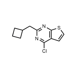 4-Chloro-2-(cyclobutylmethyl)thieno[2,3-d]pyrimidine|CS-1035846