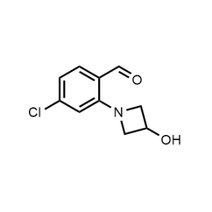 4-Chloro-2-(3-hydroxyazetidin-1-yl)benzaldehyde|CS-1035861