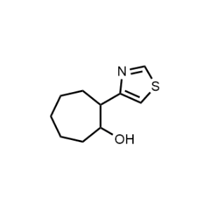 2-(Thiazol-4-yl)cycloheptan-1-ol|CS-1035880