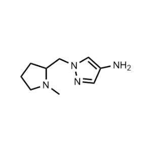 1-((1-Methylpyrrolidin-2-yl)methyl)-1H-pyrazol-4-amine|CS-1035928