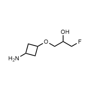1-(3-Aminocyclobutoxy)-3-fluoropropan-2-ol|CS-1035964