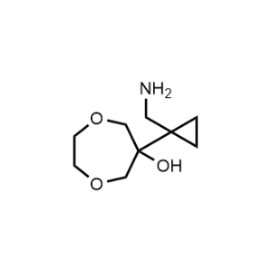 6-(1-(Aminomethyl)cyclopropyl)-1,4-dioxepan-6-ol|CS-1036317