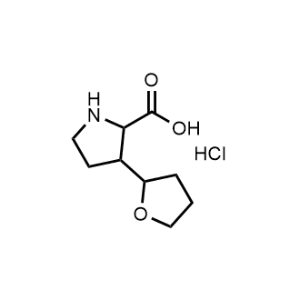 3-(Tetrahydrofuran-2-yl)pyrrolidine-2-carboxylic acid hydrochloride|CS-1036427