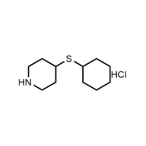 4-(Cyclohexylthio)piperidine hydrochloride|CS-1036442