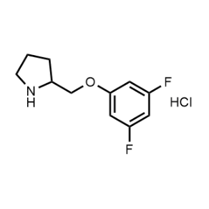 2-((3,5-Difluorophenoxy)methyl)pyrrolidine hydrochloride|CS-1036588