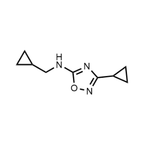 3-Cyclopropyl-N-(cyclopropylmethyl)-1,2,4-oxadiazol-5-amine|CS-1036663