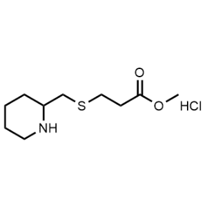 Methyl 3-((piperidin-2-ylmethyl)thio)propanoate hydrochloride|CS-1036845