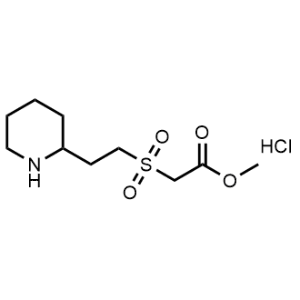 Methyl 2-((2-(piperidin-2-yl)ethyl)sulfonyl)acetate hydrochloride|CS-1036987