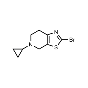 2-Bromo-5-cyclopropyl-4,5,6,7-tetrahydrothiazolo[5,4-c]pyridine|CS-1037040