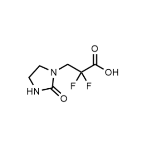 2,2-Difluoro-3-(2-oxoimidazolidin-1-yl)propanoic acid|CS-1037050