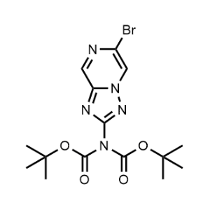 Di-tert-butyl (6-bromo-[1,2,4]triazolo[1,5-a]pyrazin-2-yl)iminodicarbonate|CS-1037058