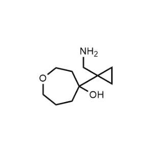 4-(1-(Aminomethyl)cyclopropyl)oxepan-4-ol|CS-1037065