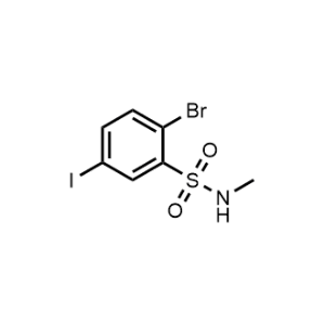 2-Bromo-5-iodo-N-methylbenzenesulfonamide|CS-1037091