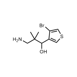 3-Amino-1-(4-bromothiophen-3-yl)-2,2-dimethylpropan-1-ol|CS-1037097