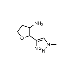 2-(1-Methyl-1H-1,2,3-triazol-4-yl)tetrahydrofuran-3-amine|CS-1037543