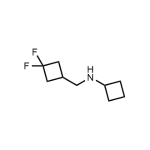 N-((3,3-Difluorocyclobutyl)methyl)cyclobutanamine|CS-1037649