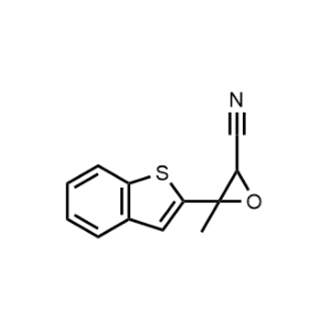 3-(Benzo[b]thiophen-2-yl)-3-methyloxirane-2-carbonitrile|CS-1037781