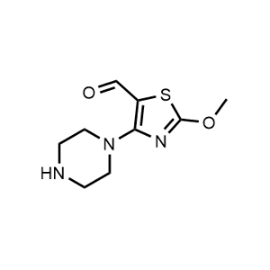 2-Methoxy-4-(piperazin-1-yl)thiazole-5-carbaldehyde|CS-1038036