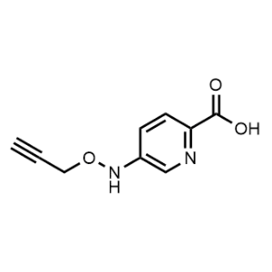 5-((Prop-2-yn-1-yloxy)amino)picolinic acid|CS-1038080