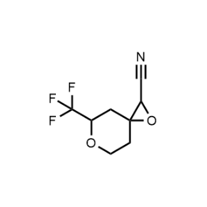 5-(Trifluoromethyl)-1,6-dioxaspiro[2.5]octane-2-carbonitrile|CS-1038159