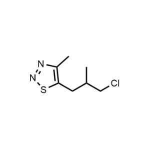 5-(3-Chloro-2-methylpropyl)-4-methyl-1,2,3-thiadiazole|CS-1038253