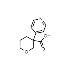 3-(Pyridin-4-yl)tetrahydro-2H-pyran-3-carboxylic acid|CS-1038311