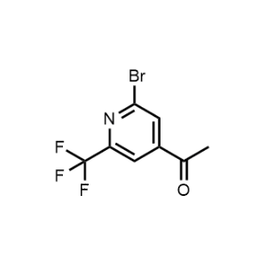 1-(2-Bromo-6-(trifluoromethyl)pyridin-4-yl)ethan-1-one|CS-1038755