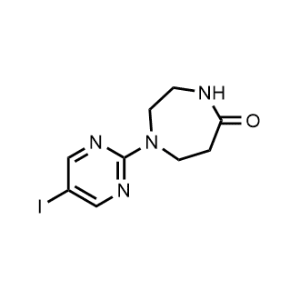 1-(5-Iodopyrimidin-2-yl)-1,4-diazepan-5-one|CS-1038892