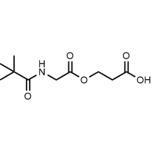 3-((Pivaloylglycyl)oxy)propanoic acid|CS-1038904