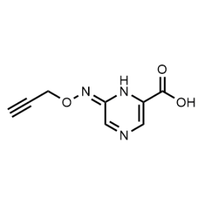 6-((Prop-2-yn-1-yloxy)imino)-1,6-dihydropyrazine-2-carboxylic acid|CS-1038910