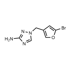 1-((5-Bromofuran-3-yl)methyl)-1H-1,2,4-triazol-3-amine|CS-1039072