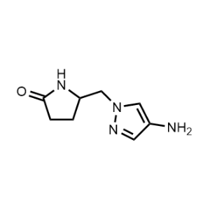 5-((4-Amino-1H-pyrazol-1-yl)methyl)pyrrolidin-2-one|CS-1039185