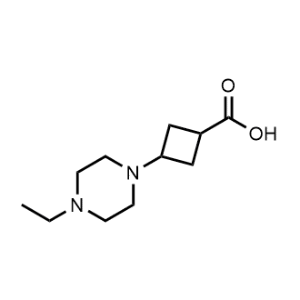 3-(4-Ethylpiperazin-1-yl)cyclobutane-1-carboxylic acid|CS-1039484