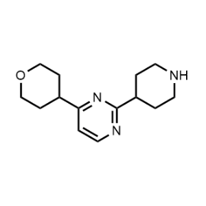 2-(Piperidin-4-yl)-4-(tetrahydro-2H-pyran-4-yl)pyrimidine|CS-1039728