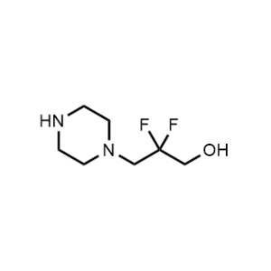 2,2-Difluoro-3-(piperazin-1-yl)propan-1-ol|CS-1040211