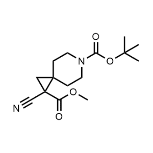 6-(Tert-butyl) 1-methyl 1-cyano-6-azaspiro[2.5]octane-1,6-dicarboxylate|CS-1040295