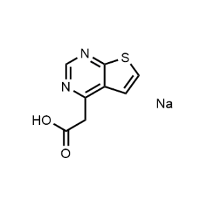 2-(Thieno[2,3-d]pyrimidin-4-yl)acetic acid, sodium salt|CS-1040393