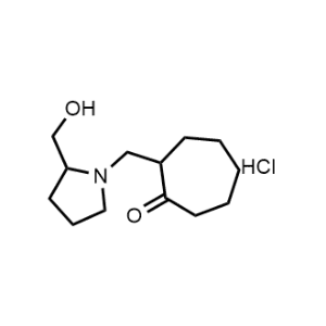 2-((2-(Hydroxymethyl)pyrrolidin-1-yl)methyl)cycloheptan-1-one hydrochloride|CS-1040476