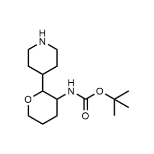 Tert-butyl (2-(piperidin-4-yl)tetrahydro-2H-pyran-3-yl)carbamate|CS-1040589