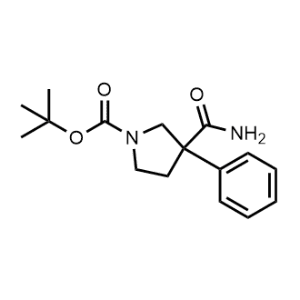 Tert-butyl 3-carbamoyl-3-phenylpyrrolidine-1-carboxylate|CS-1040680
