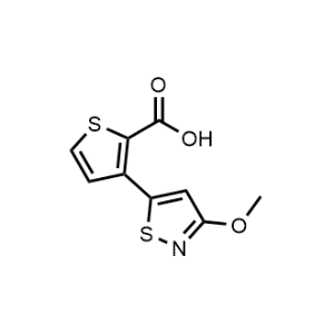 3-(3-Methoxyisothiazol-5-yl)thiophene-2-carboxylic acid|CS-1041334