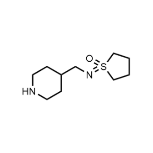 1-((Piperidin-4-ylmethyl)imino)tetrahydro-1H-1lambda6-thiophene 1-oxide|CS-1041807